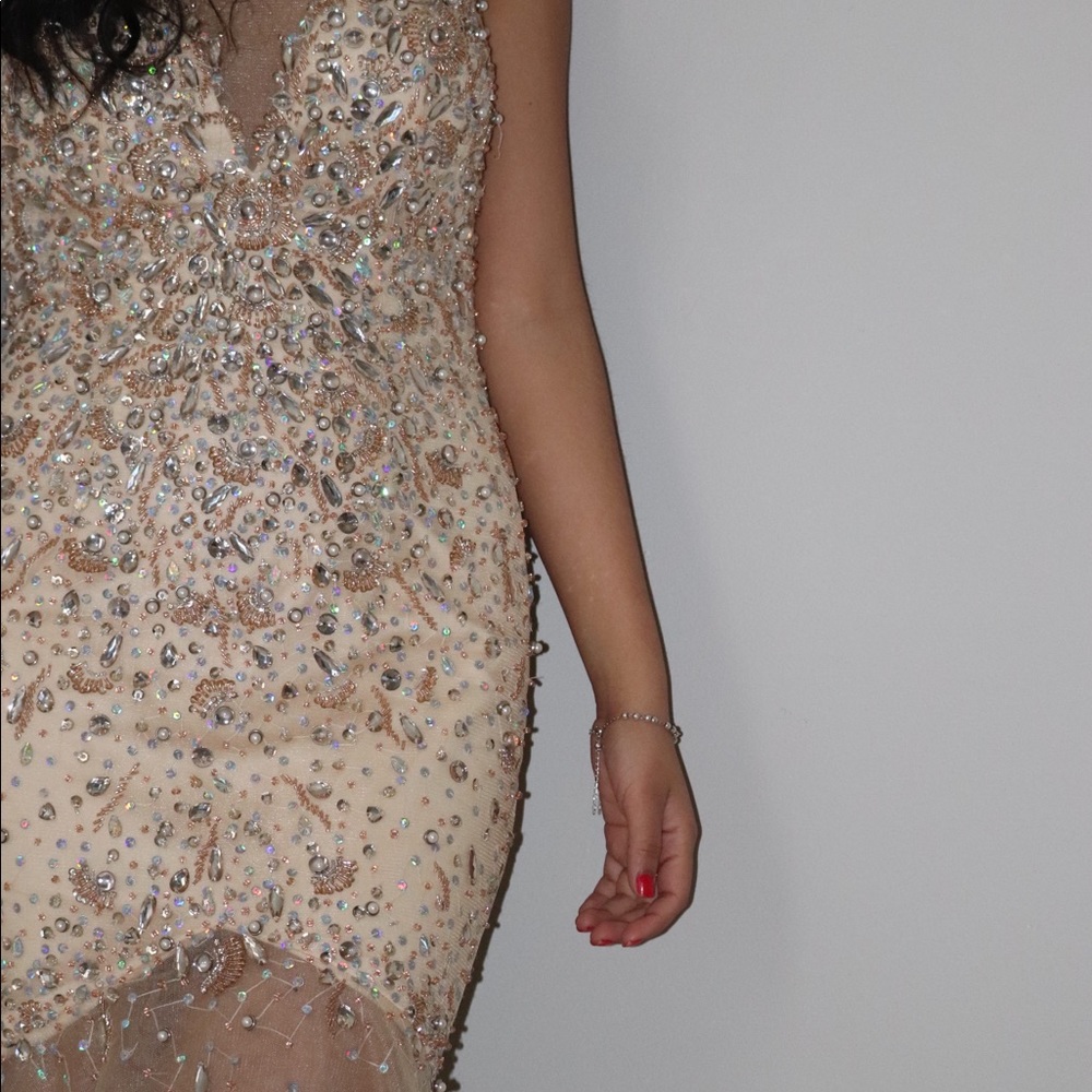 Prom/ Pageant creamy dress